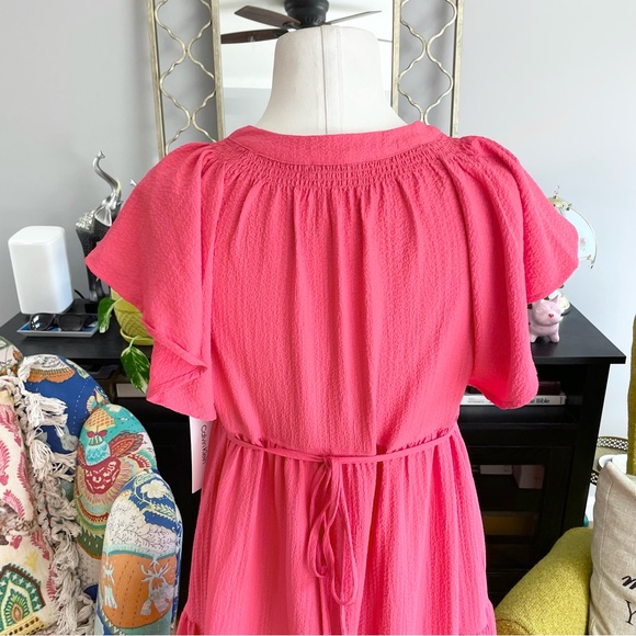 Calvin Klein Vibrant Pink Maxi Dress - Picture 8 of 8